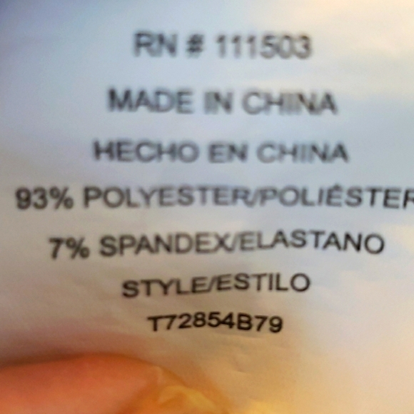 Luxology Cream Sleeveless Ruffled Knit Eyelet Top Size M - Picture 8 of 8